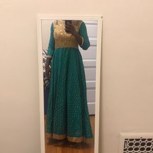 Gorgeous Silk Indian Gown